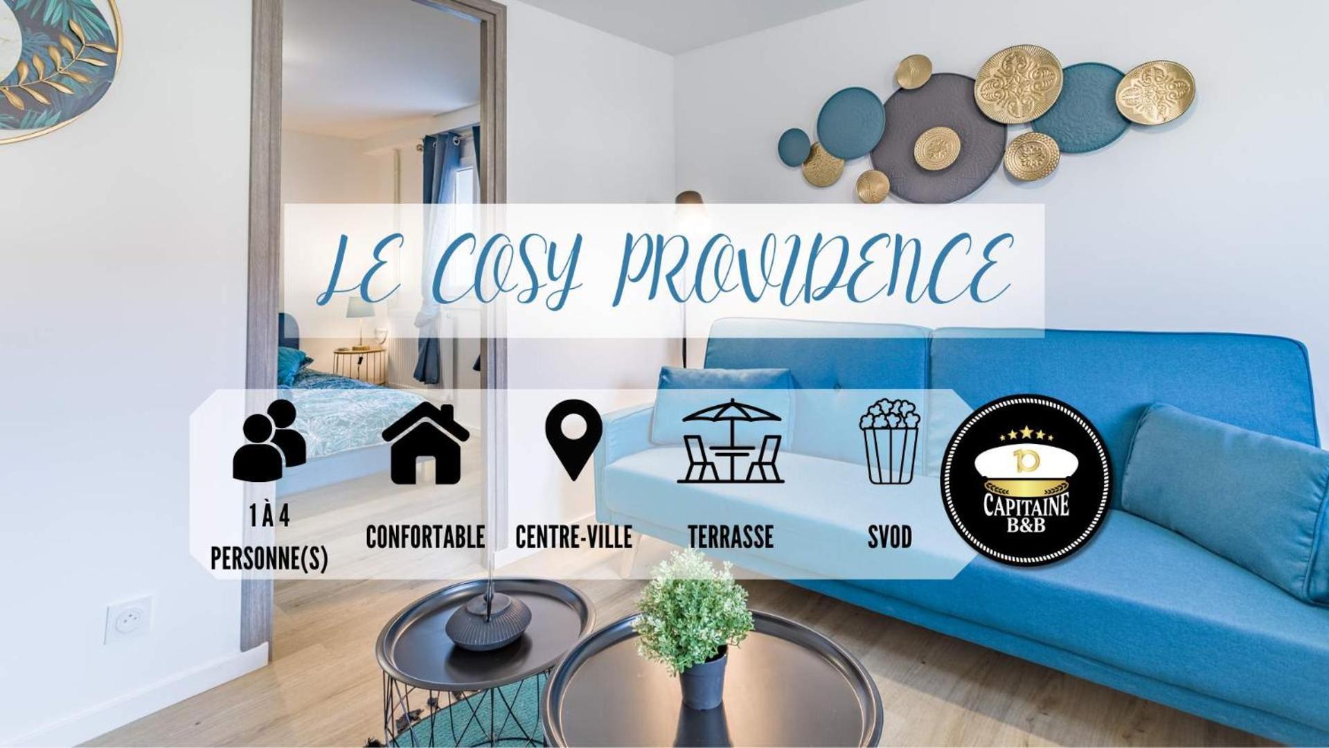 Le Cosy - Providence - Parking - Terrasse Apartman Troyes Kültér fotó